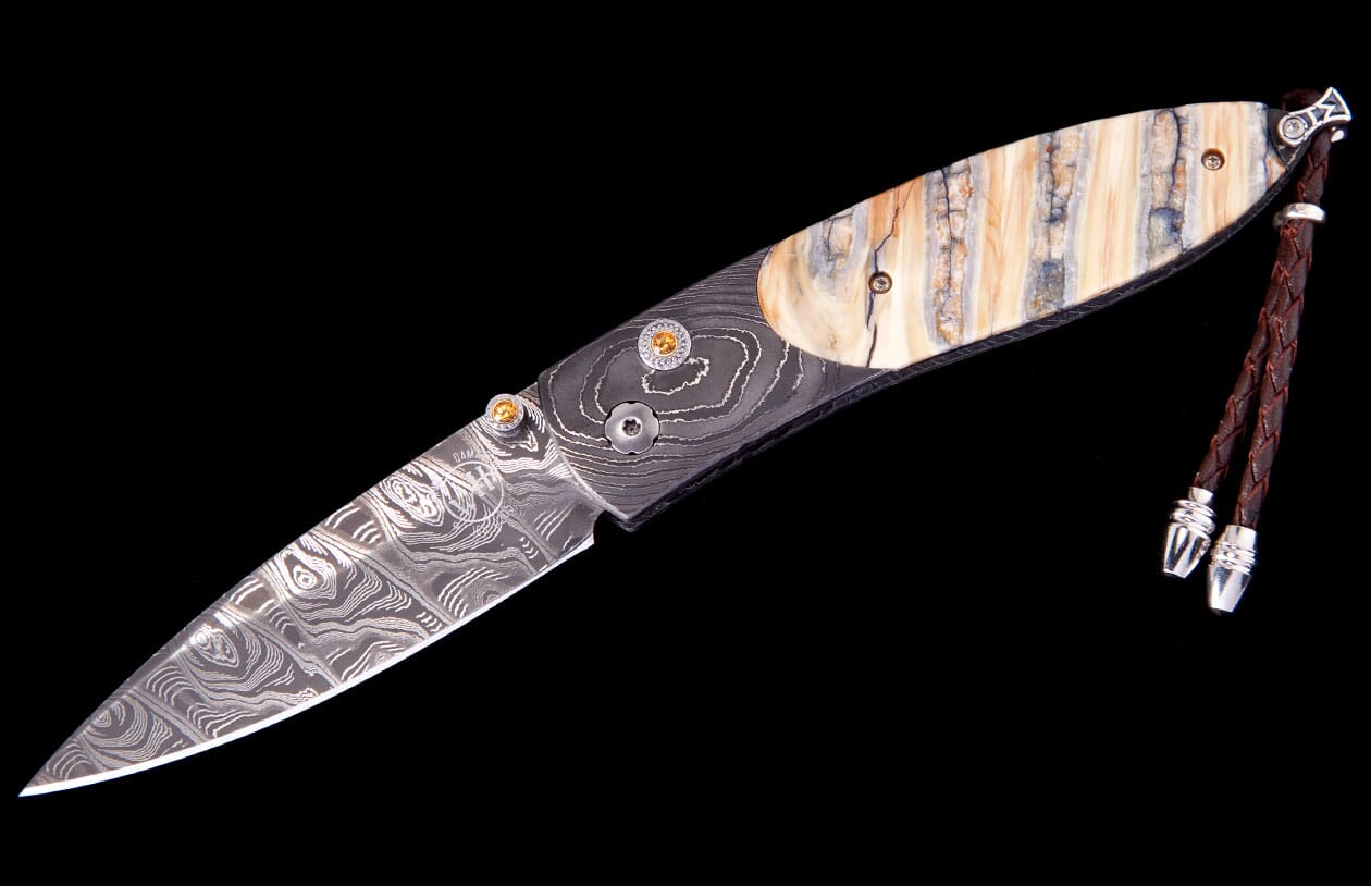The Monarch 'Archetype' Damascus Pocket Knife