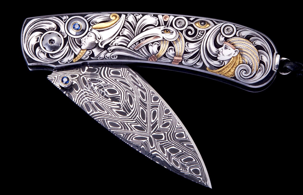 Kestrel Engraved 'Egyptian Gods' Pocket Knife | William Henry