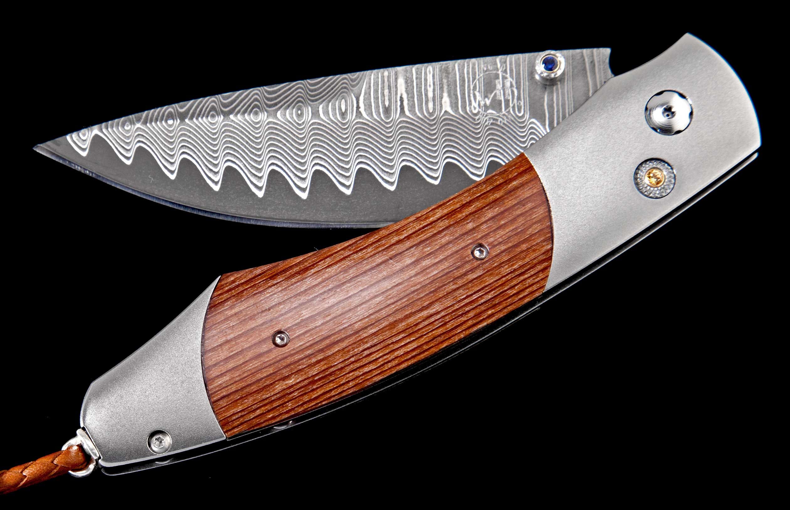 Aerospace-grade titanium inlaid with Notre Dame Stadium wood