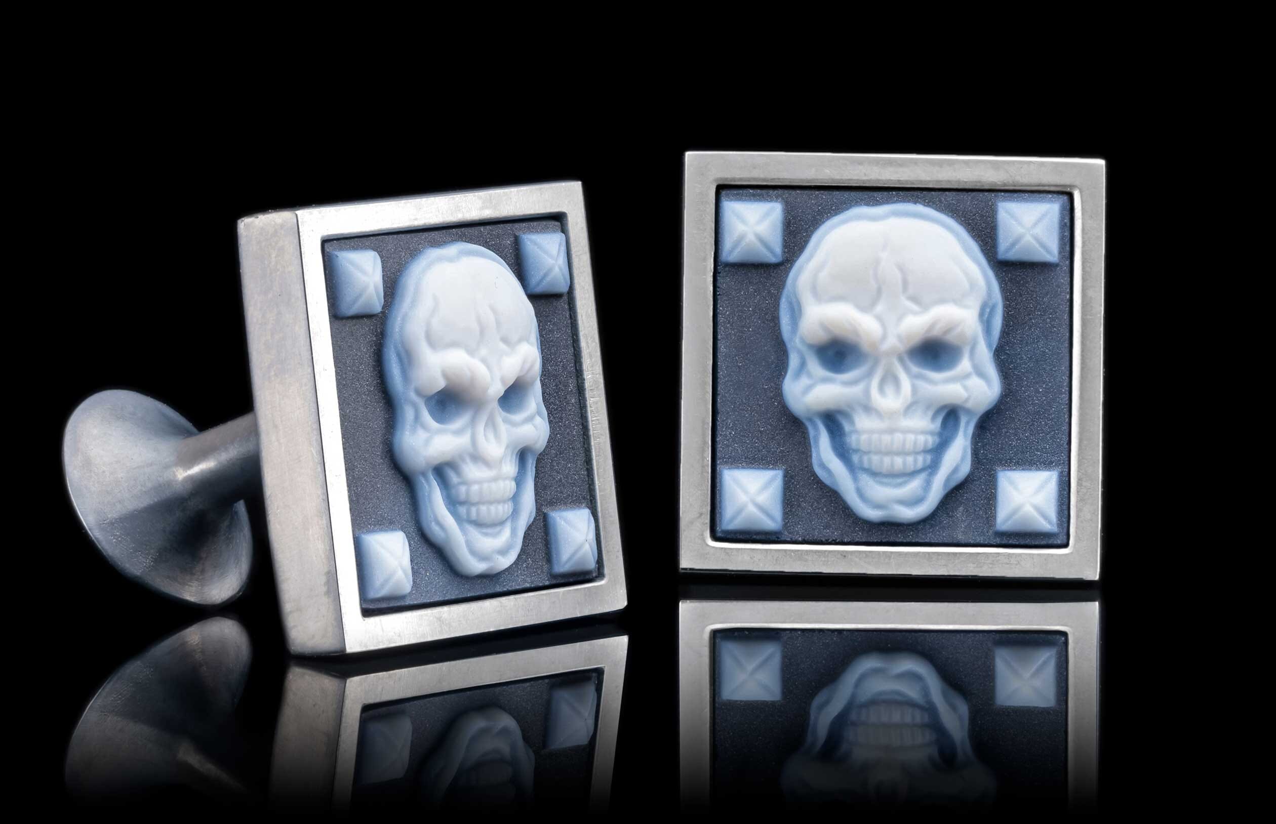 キングベイビー/Crowned Skull Cufflinks/165,000円 Skull Duo – William Henry