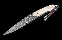 and damascus steel blade.