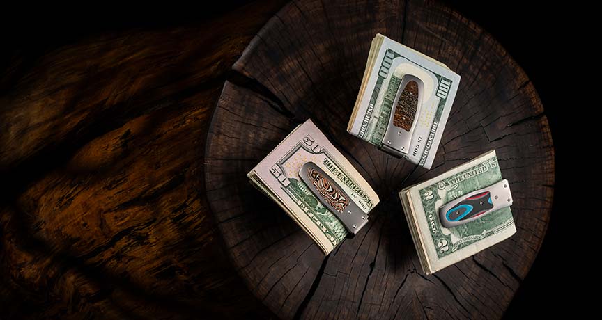 Handcrafted Designer Money Clips