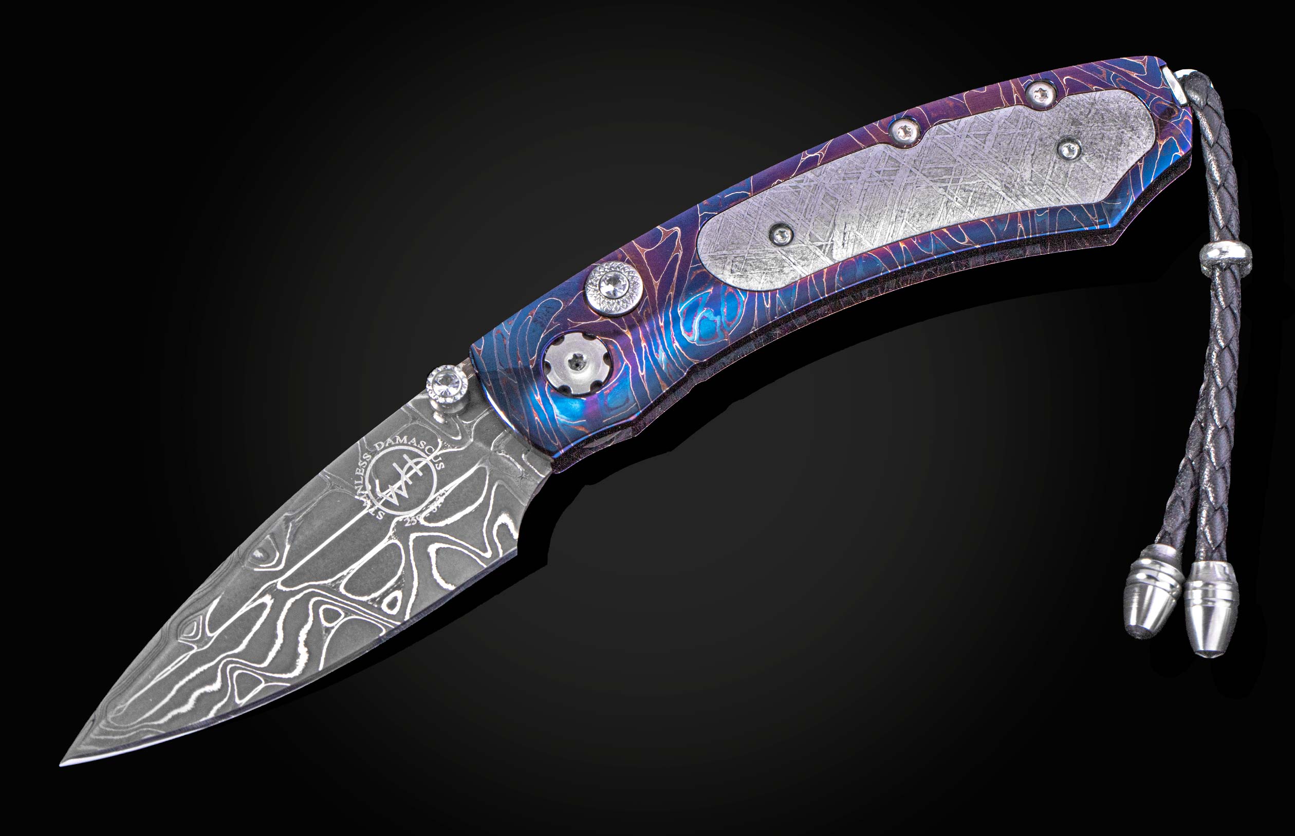 Kestrel Eclipse Gibeon Meteorite & Hand Forged Pocket Knife