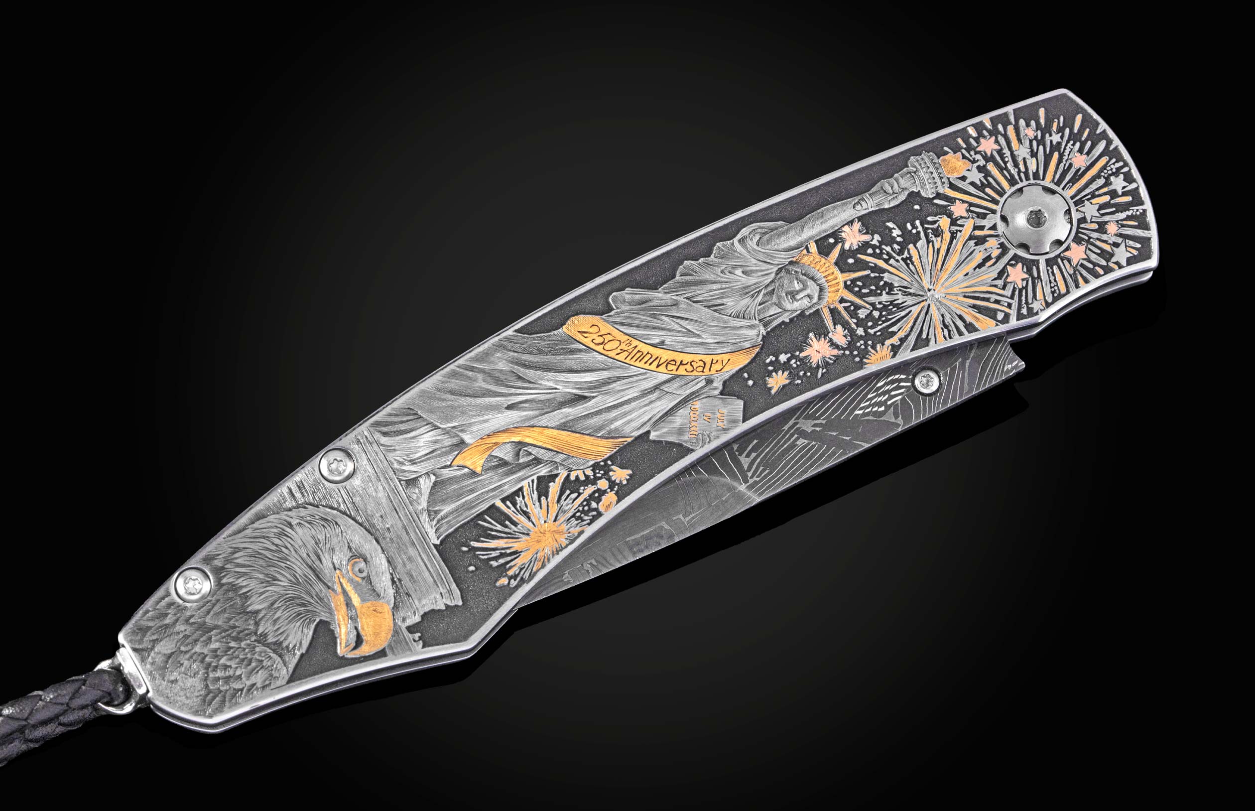 HEREND MILLENNIUM PLATE 2001 麒麟￼ Spearpoint 'American Pride III' Pocket Knife – William Henry