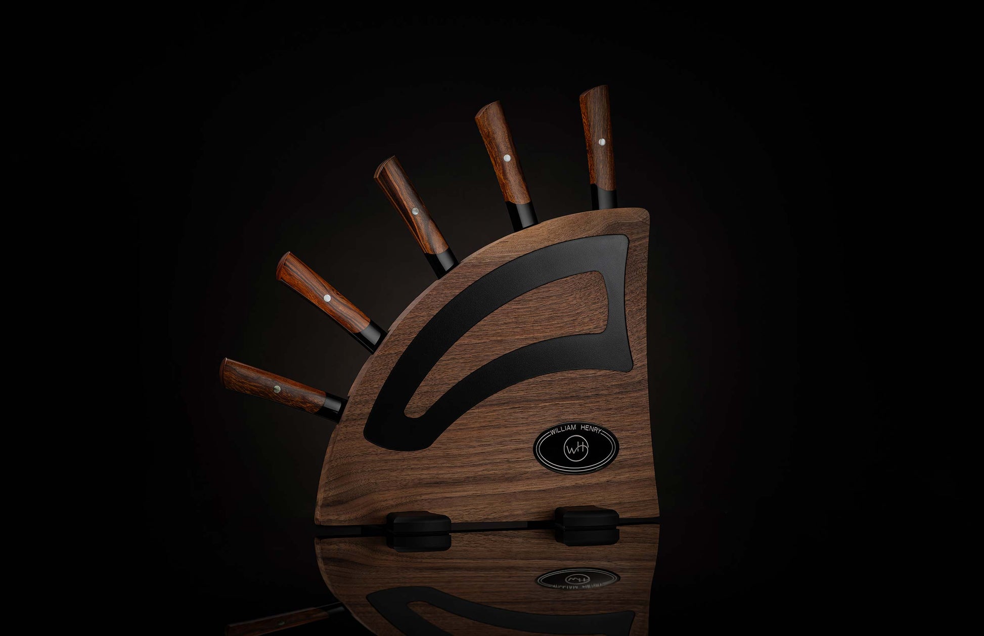 K22 Black Flare Chef Knives