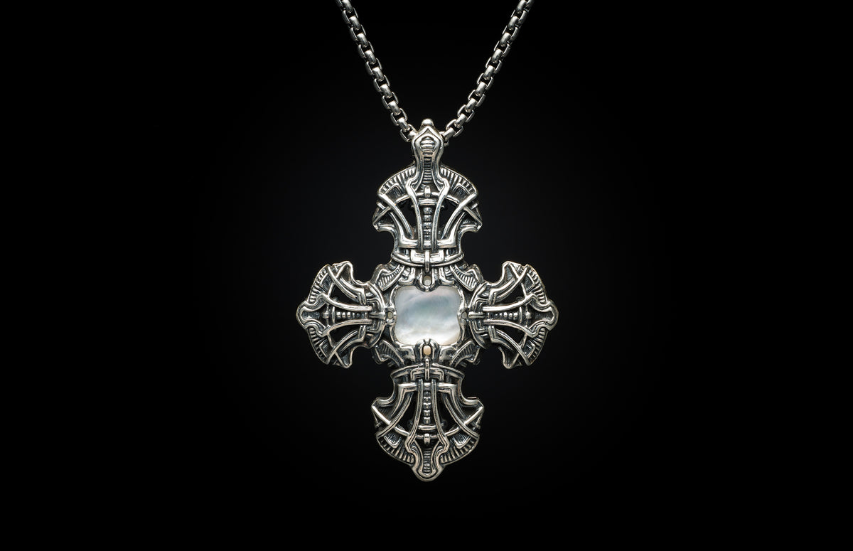 Kells Cross - Pietersite and Mother of Pearl