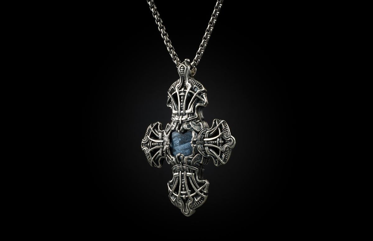 Kells Cross - Pietersite and Mother of Pearl