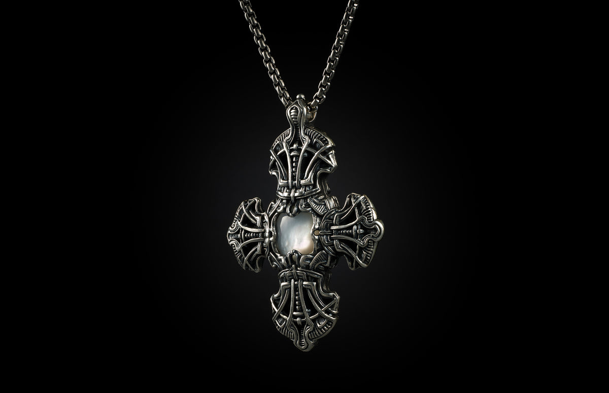 Kells Cross - Pietersite and Mother of Pearl