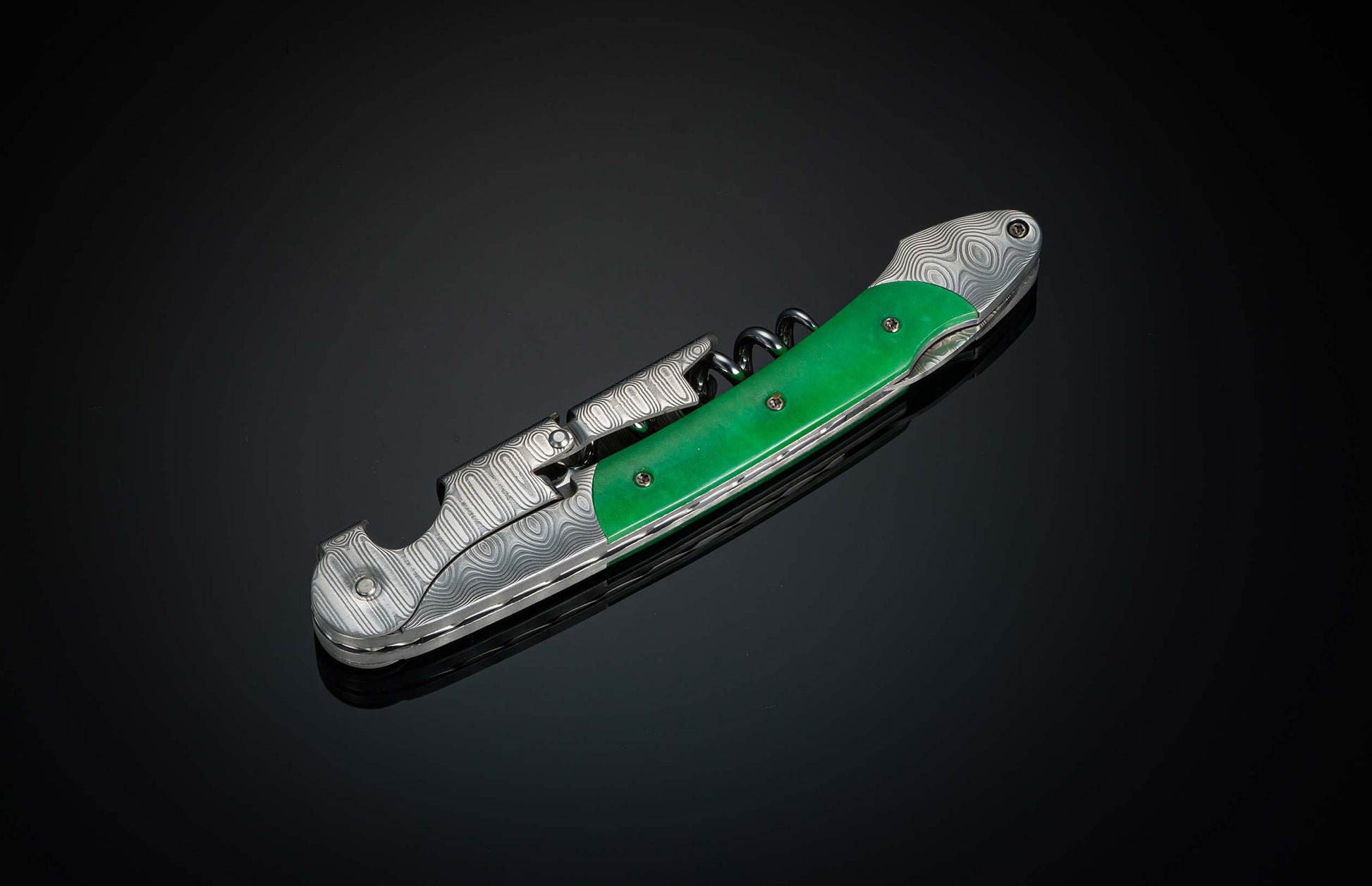Sommelier Wine Opener with Jade handle