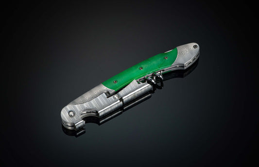 Sommelier Wine Opener with Jade handle