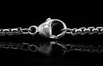 The Galaxy Titanium and Meteorite Pendant Knife with Hand-Forged MokuTi clasp