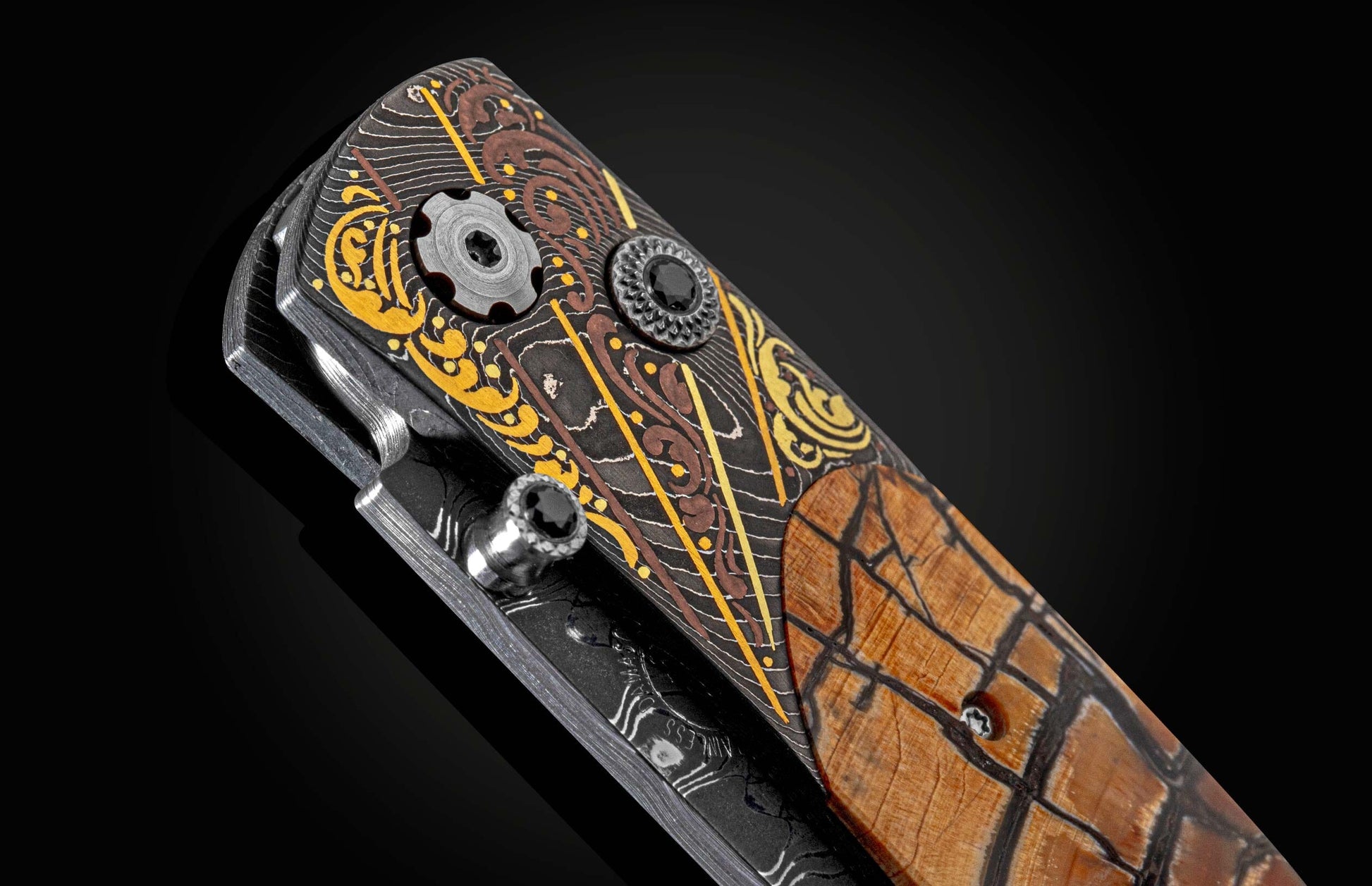  and a hand-forged 'Intrepid' damascus steel blade