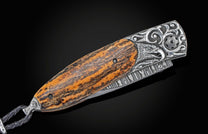  and a damascus steel blade.
