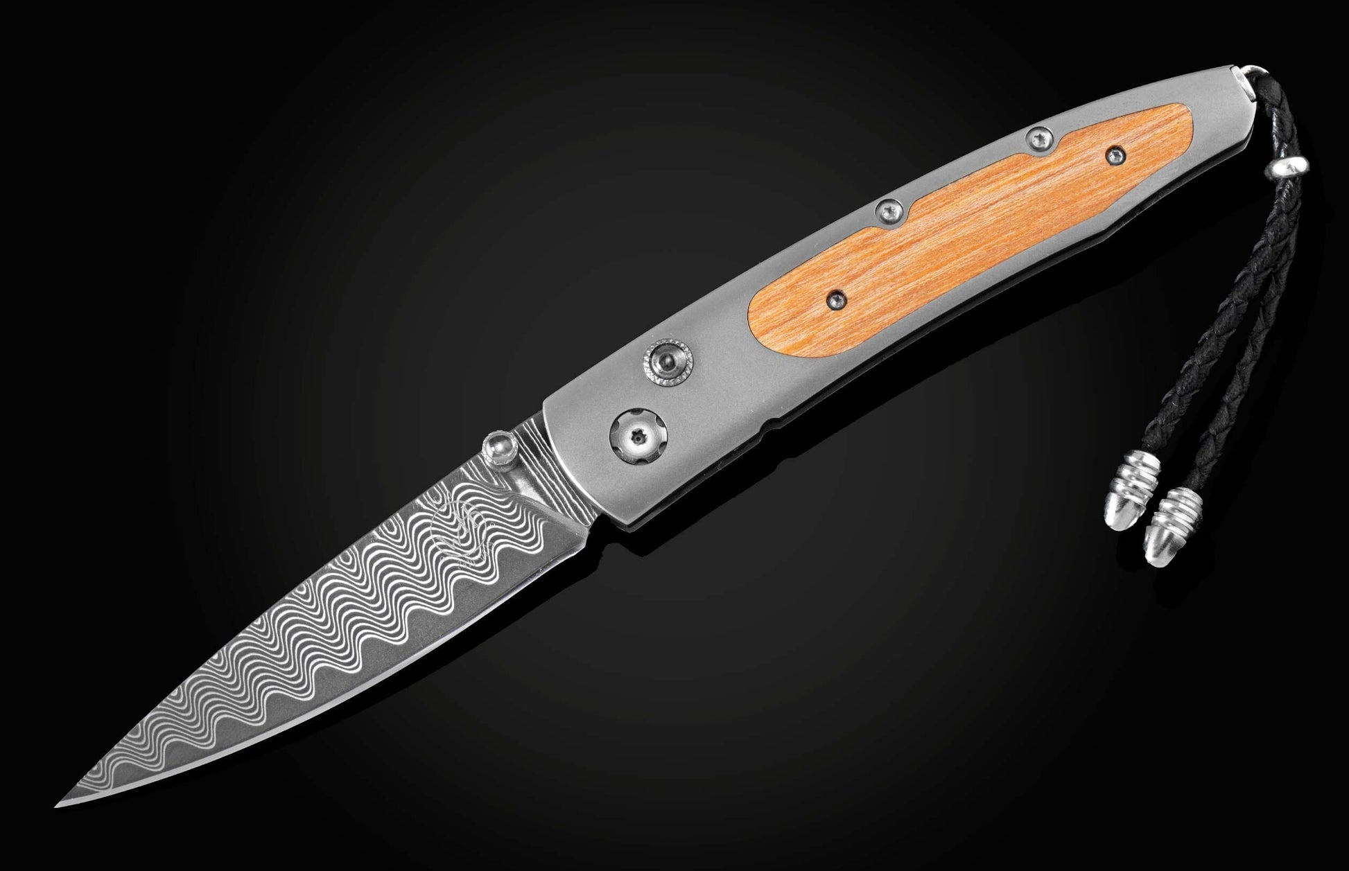  and a hand forged Damascus steel blade.