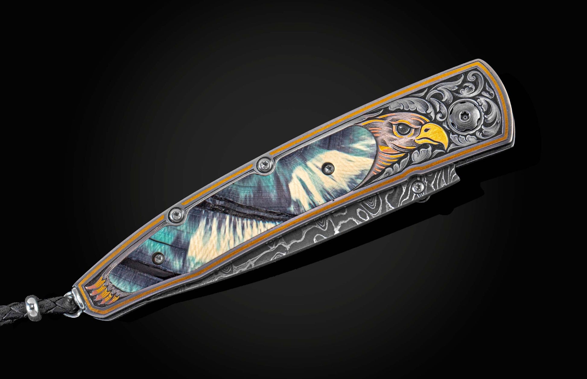  and a hand-forged damascus steel blade by Chad Norris