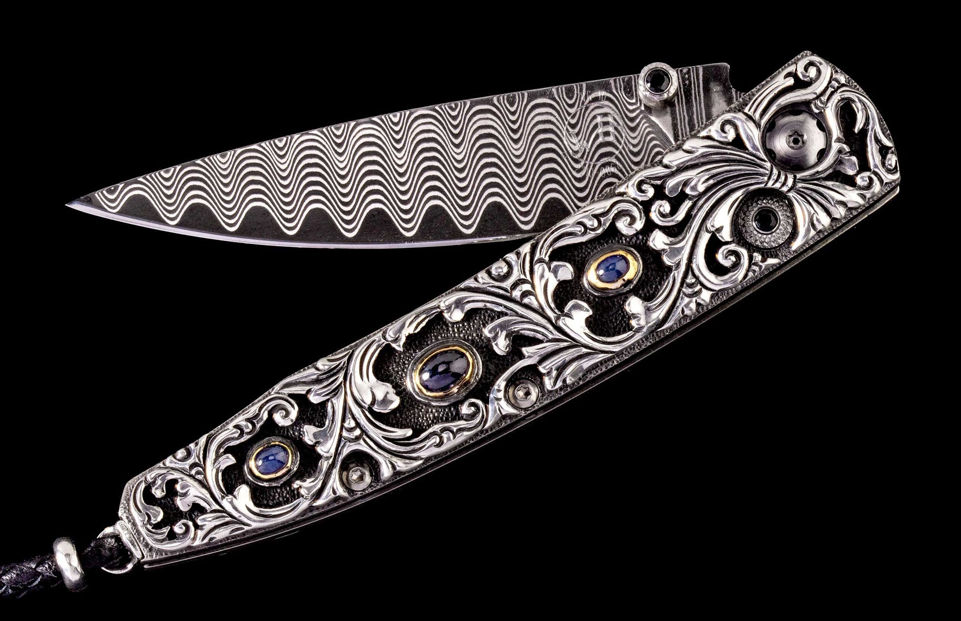 The Radiant Hand-Carved Sterling Silver Pocketknife