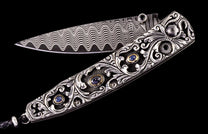 The Radiant Hand-Carved Sterling Silver Pocketknife