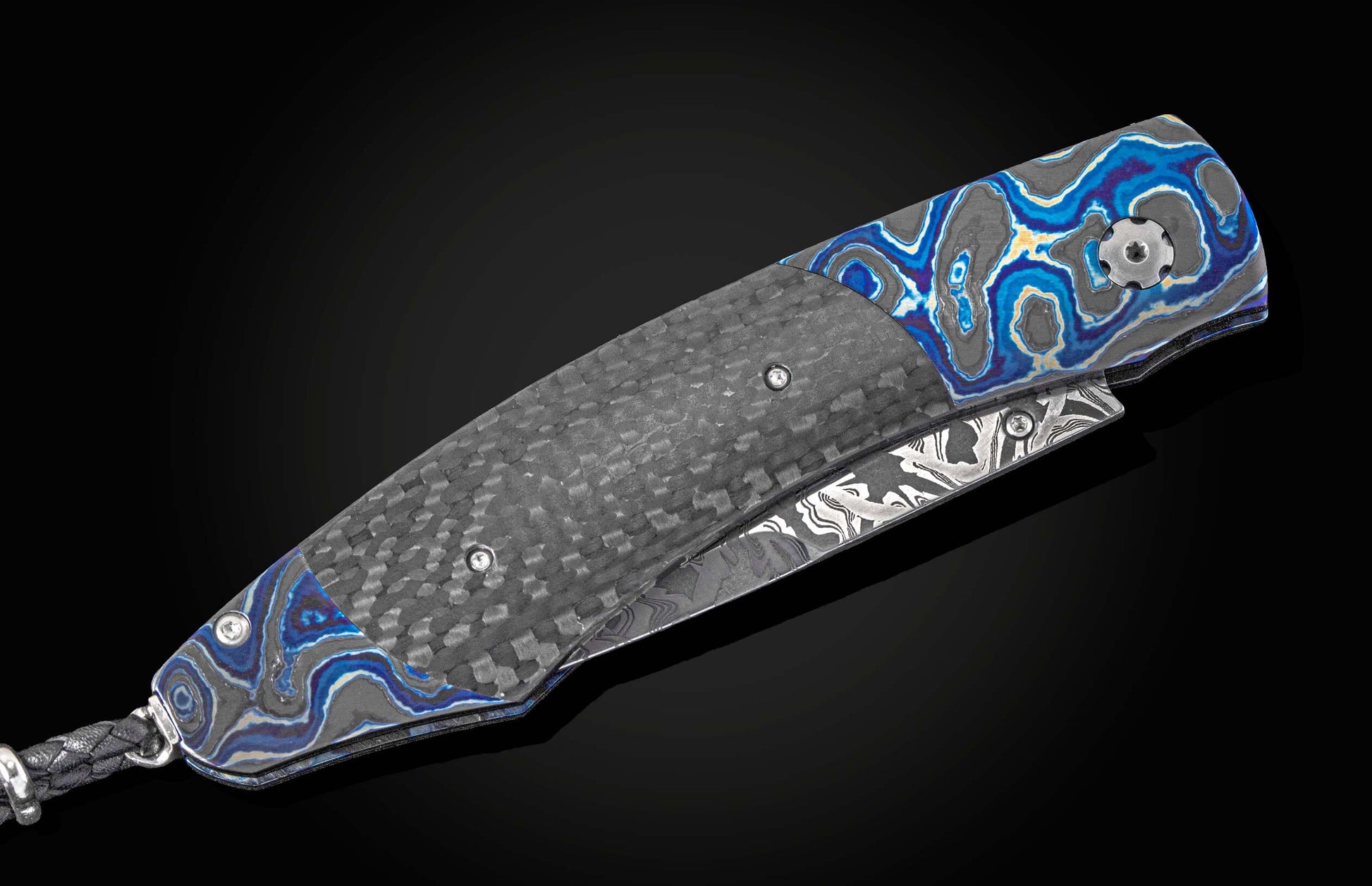 Custom William Henry knife with Moku-Ti frame