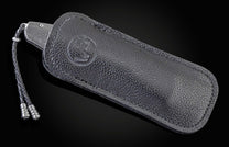 Handcrafted William Henry knife with hand forged Damascus frame by Chad Nichols