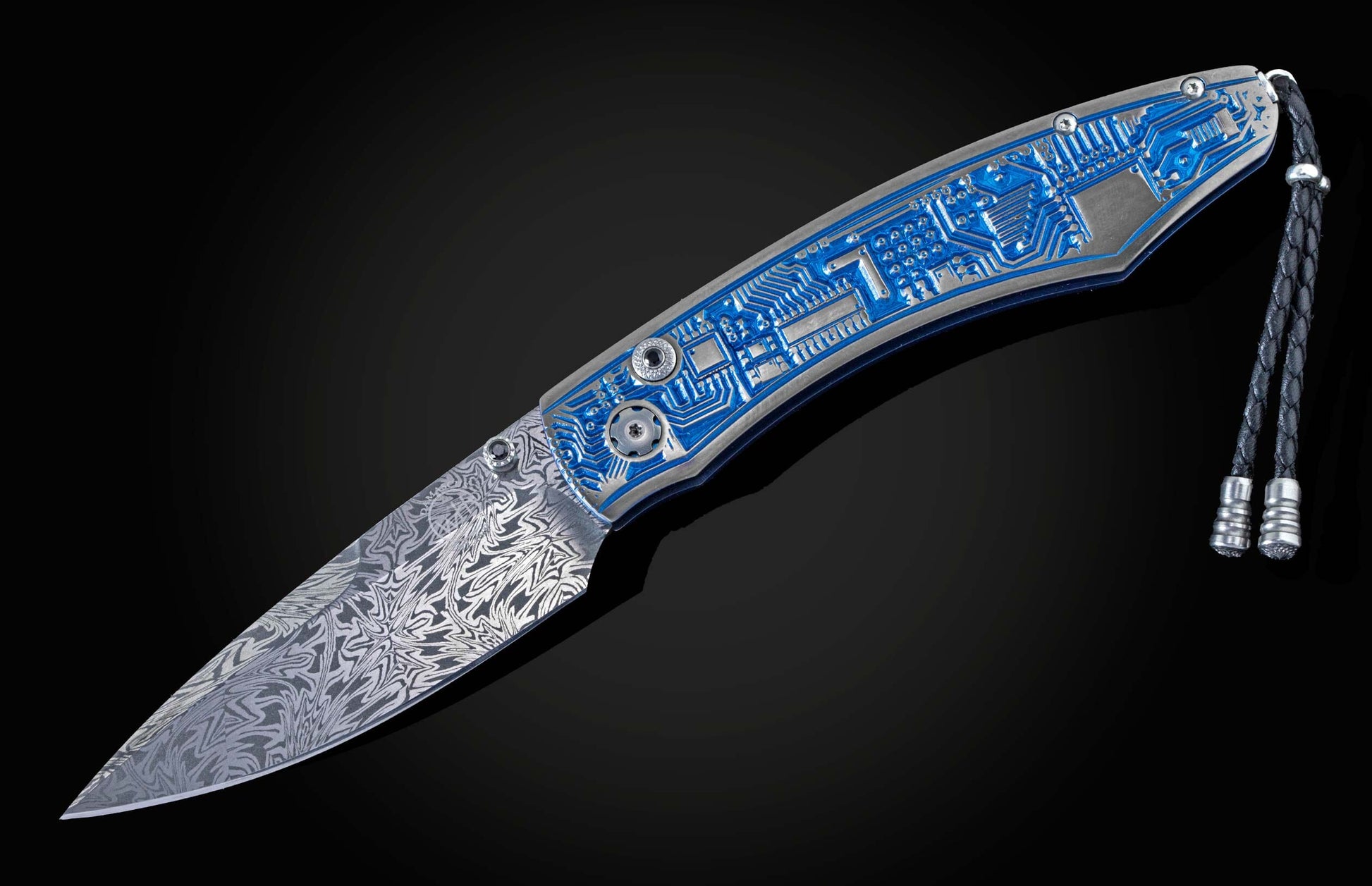  and a hand-forged damascus steel blade by Luke Mattern