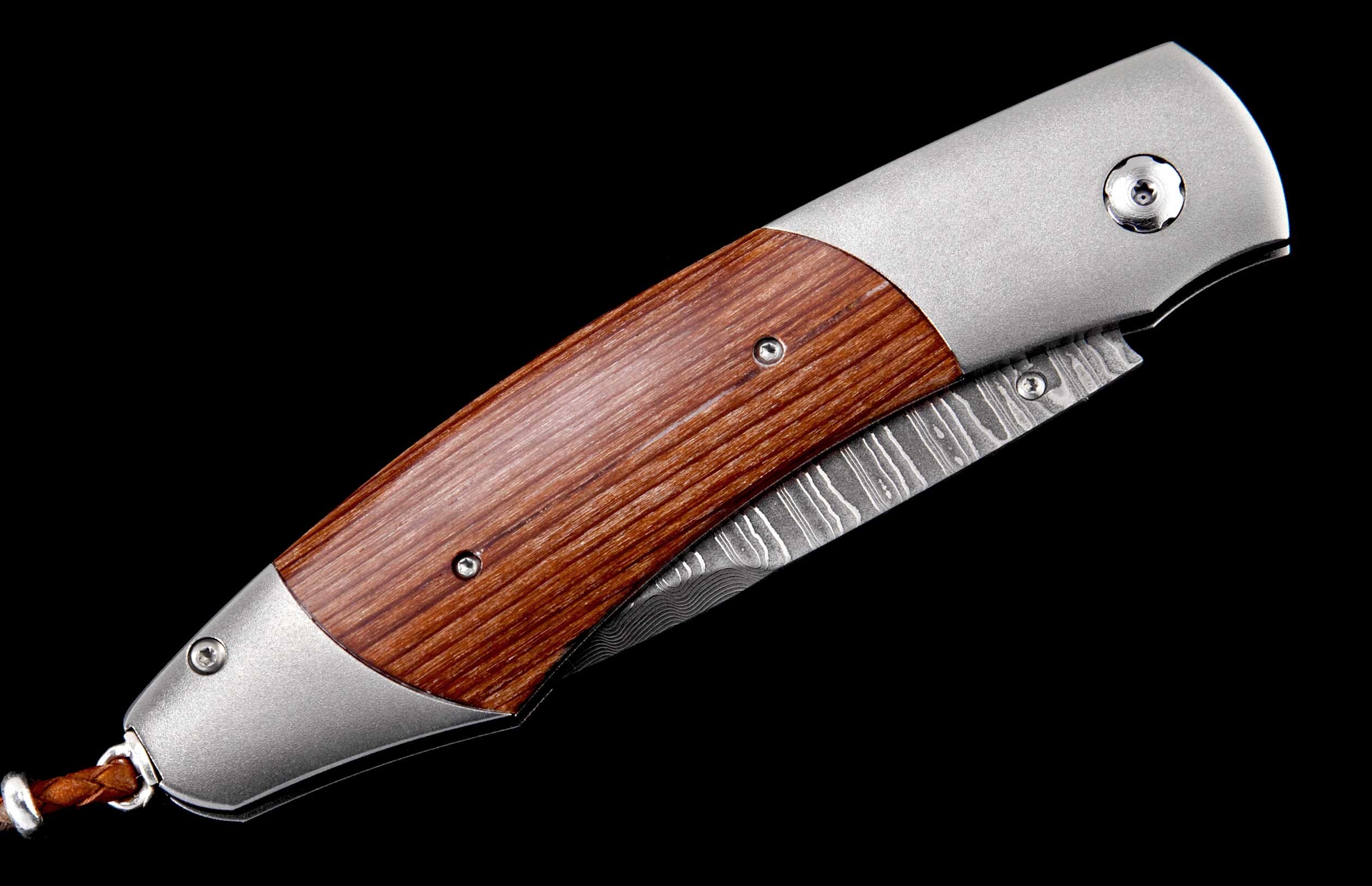 Aerospace-grade titanium inlaid with Notre Dame Stadium wood