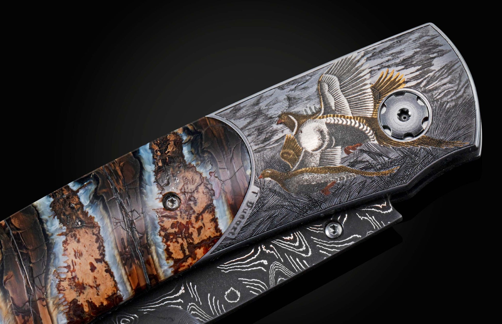  inlaid with a stunning piece of 10