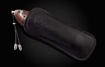 The Hot Lava pocketknife with turquoise