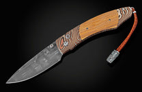  set with smoky quartz gemstones and a hand-forged 'Flag' damascus Steel blade.