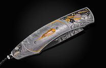 The Spearpoint 'Meteoric' Damascus Pocket Knife