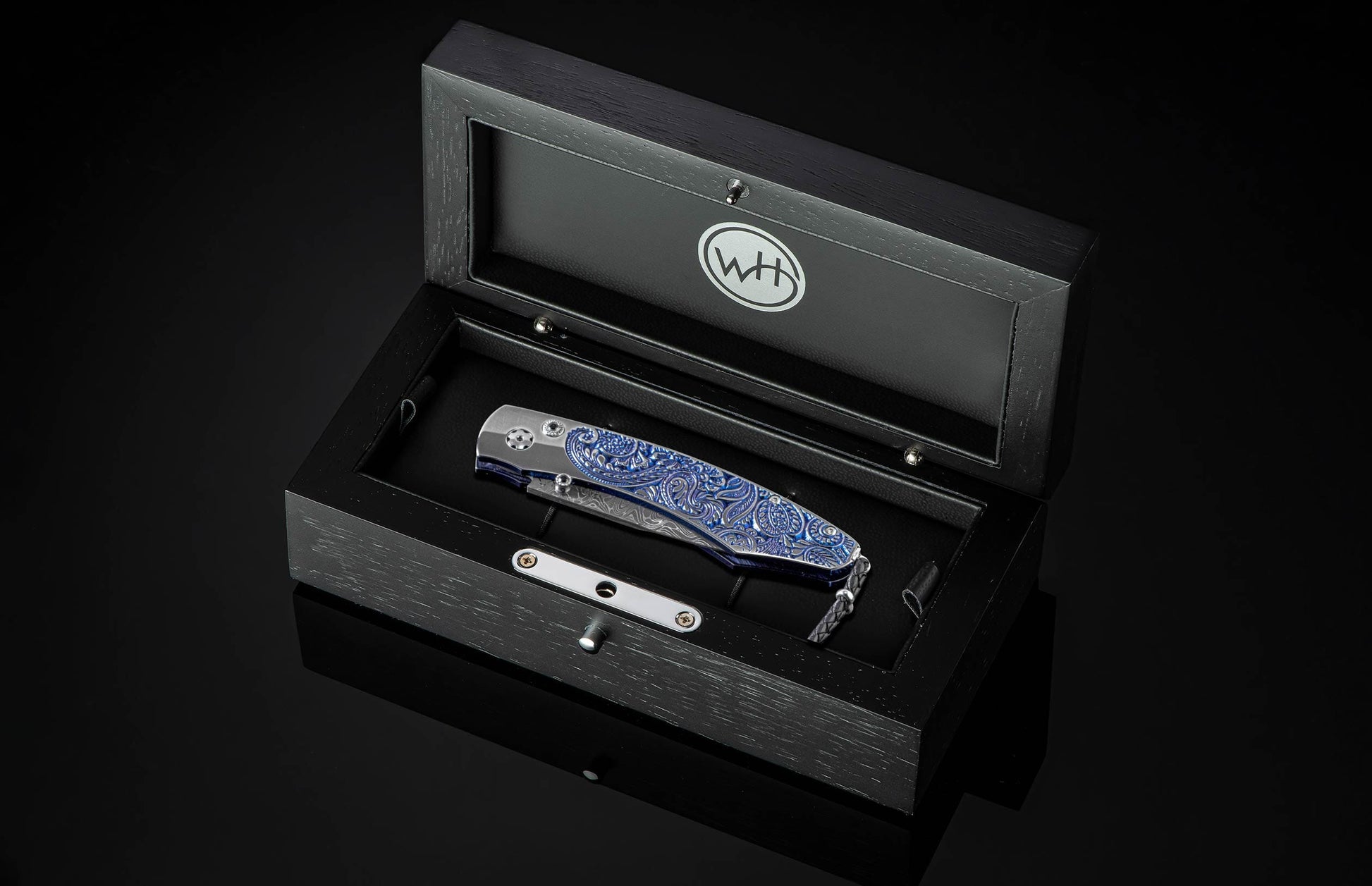  and a hand-forged  damascus steel blade by Chad Nichols