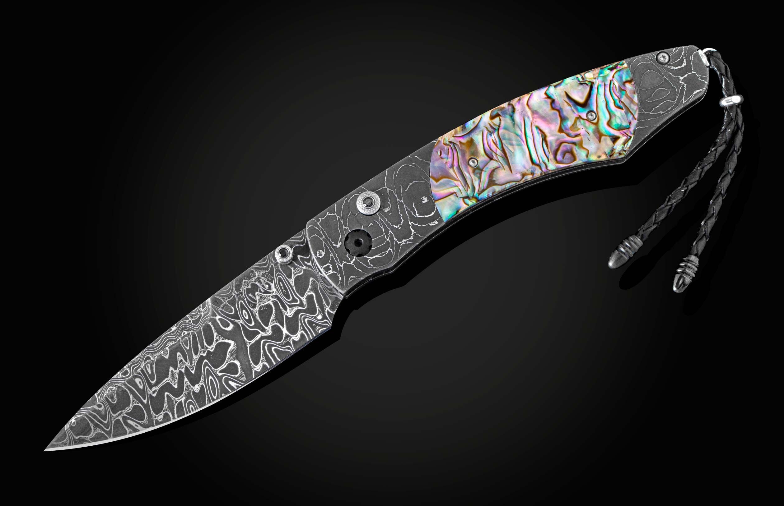 Spearpoint 'Rip Tide' Abalone Shell Pocket Knife – William Henry