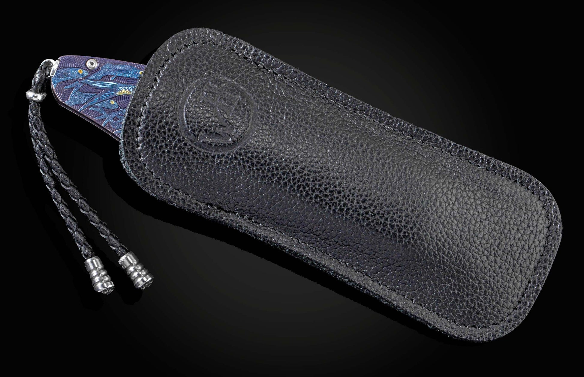  and  hand-forged damascus steel blade by Robert Eggerling
