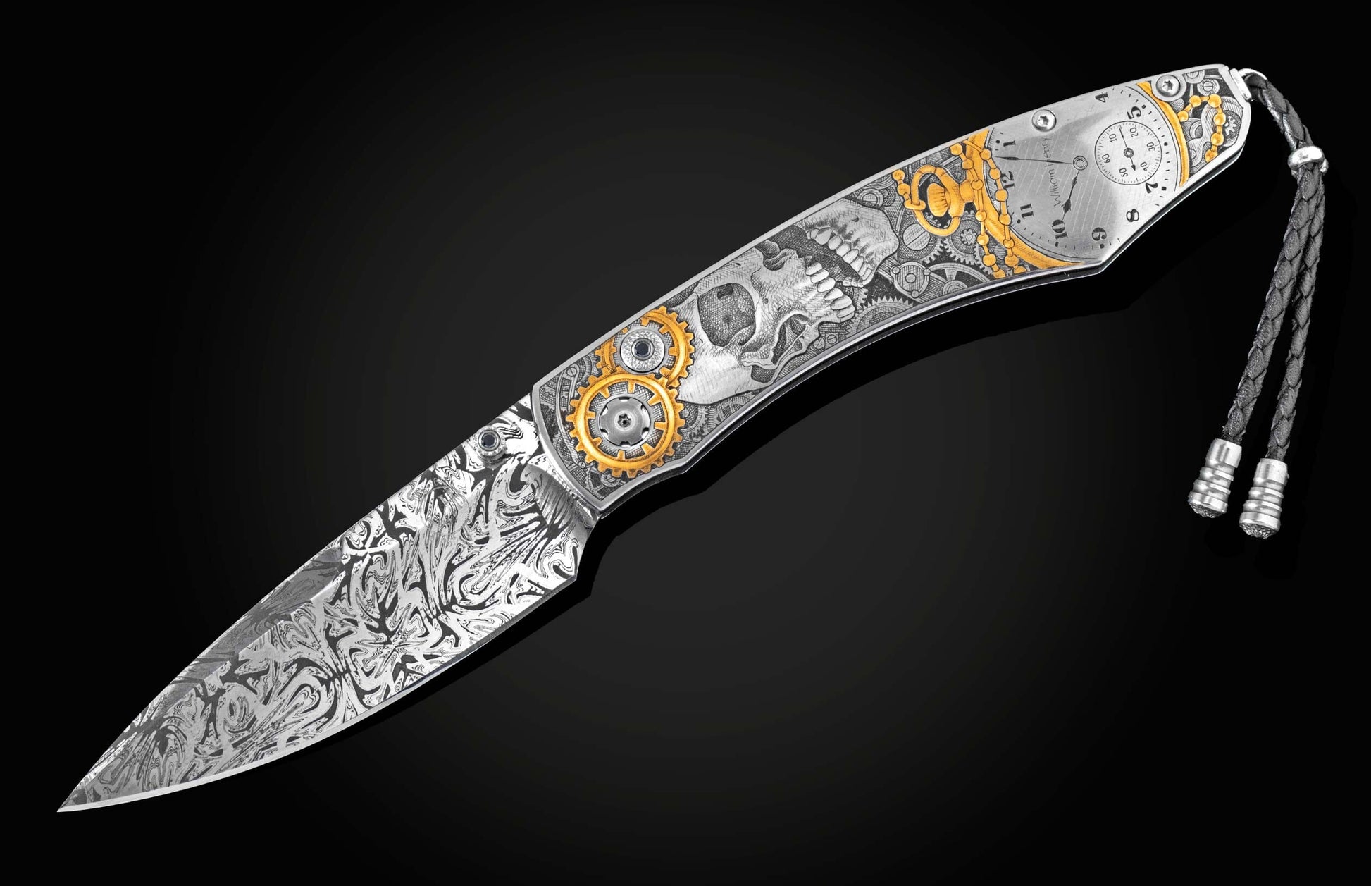  and a hand-forged damascus steel blade by Luke Mattern