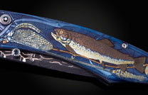  featuring hand-engraved and multi-layered laser engraved titanium