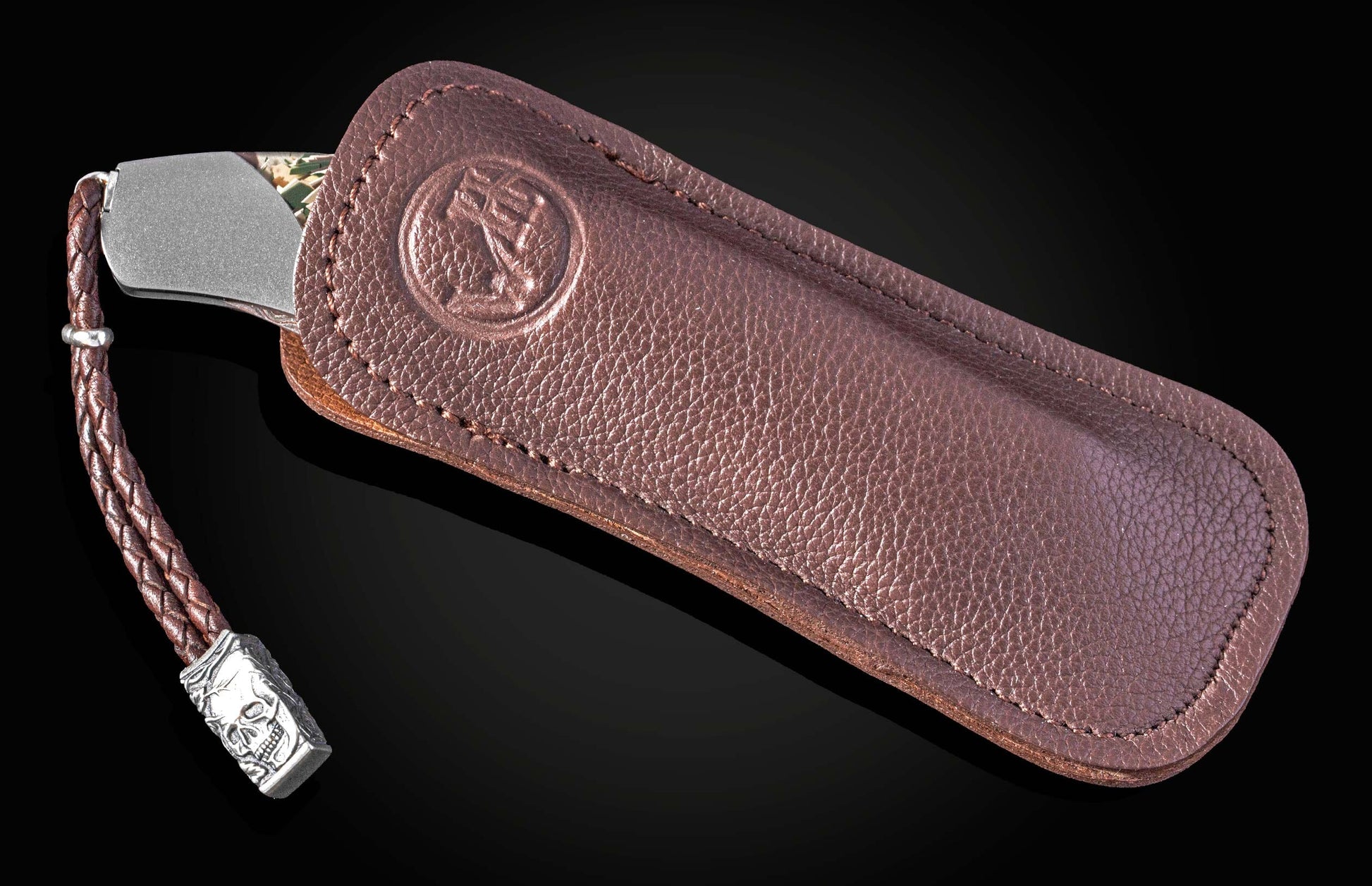Handcrafted William Henry knife with titanium frame