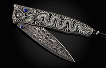 The GenTac Sterling Silver Dragon Pocket Knife 