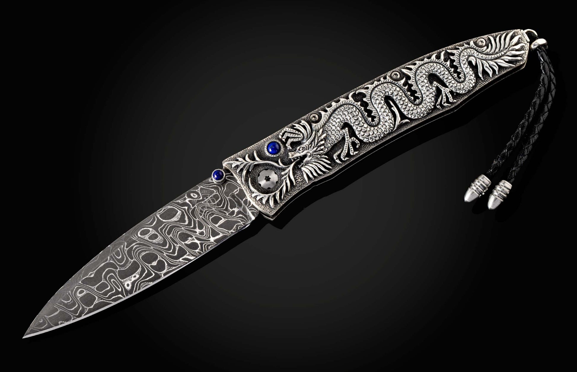 The GenTac Sterling Silver Dragon Pocket Knife 