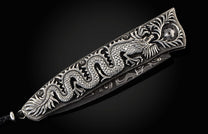 The GenTac Sterling Silver Dragon Pocket Knife 