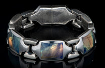 The Labradorite Retro Sterling Silver Bracelet