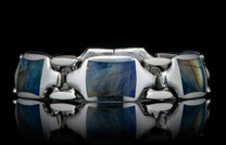 The Labradorite Retro Sterling Silver Bracelet