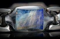 The Labradorite Retro Sterling Silver Bracelet