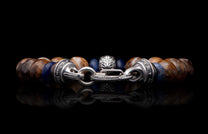 The Sand and Sea Beaded Bracelet with Fossil Mammoth Tooth