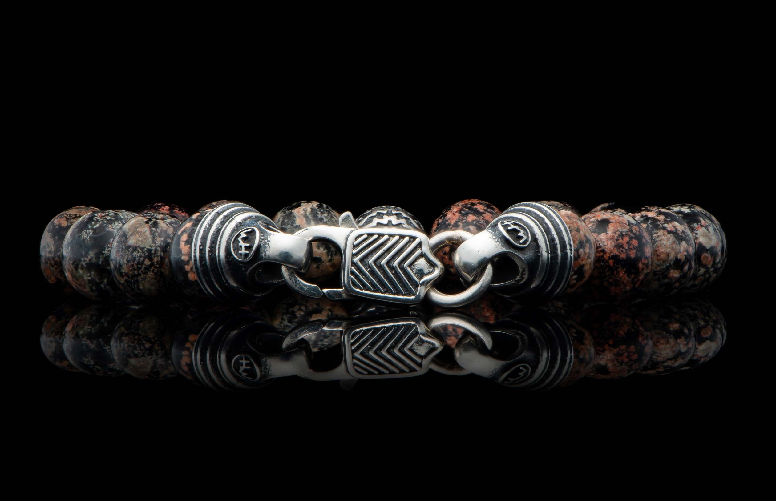 Seaside (BB50 RSO) - Red Obsidian Men's Bracelet – William Henry