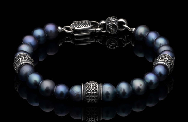 最終値下 ISAAC REINA CURVED COATED BRACELET黒 Black Lace – William Henry