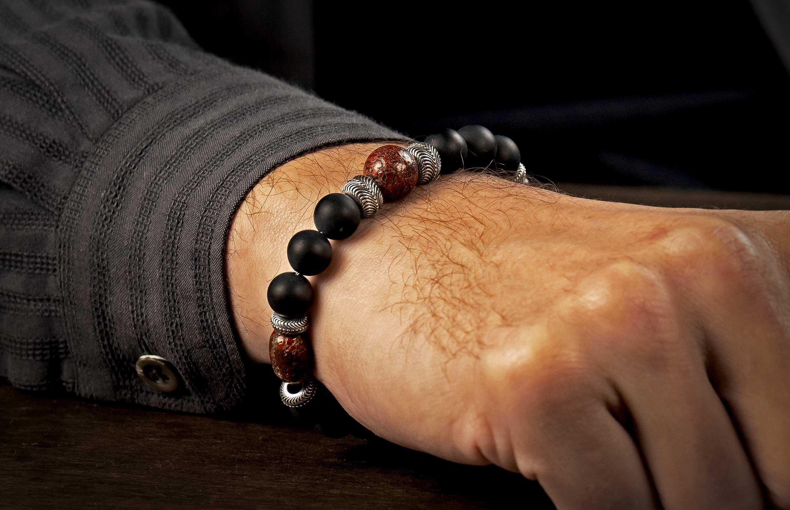 Magma (BB7 DB RB) Men's Bracelet – William Henry