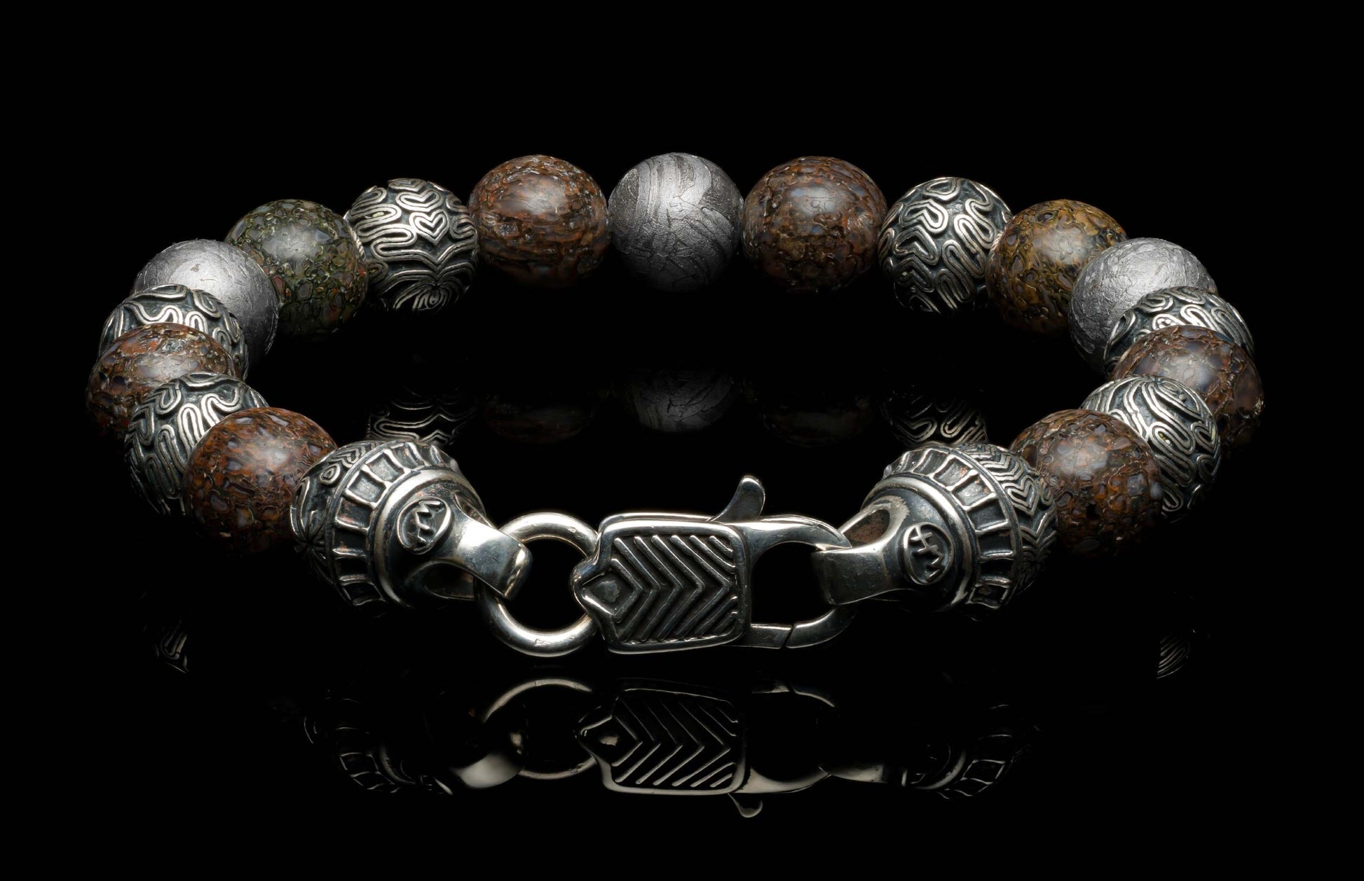  Gibeon meteorite beads