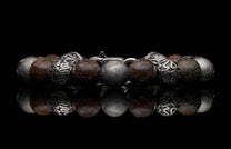  and sculpted sterling silver beads