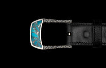 The Men's Turquoise Belt Buckle (BKL3 TQ) 