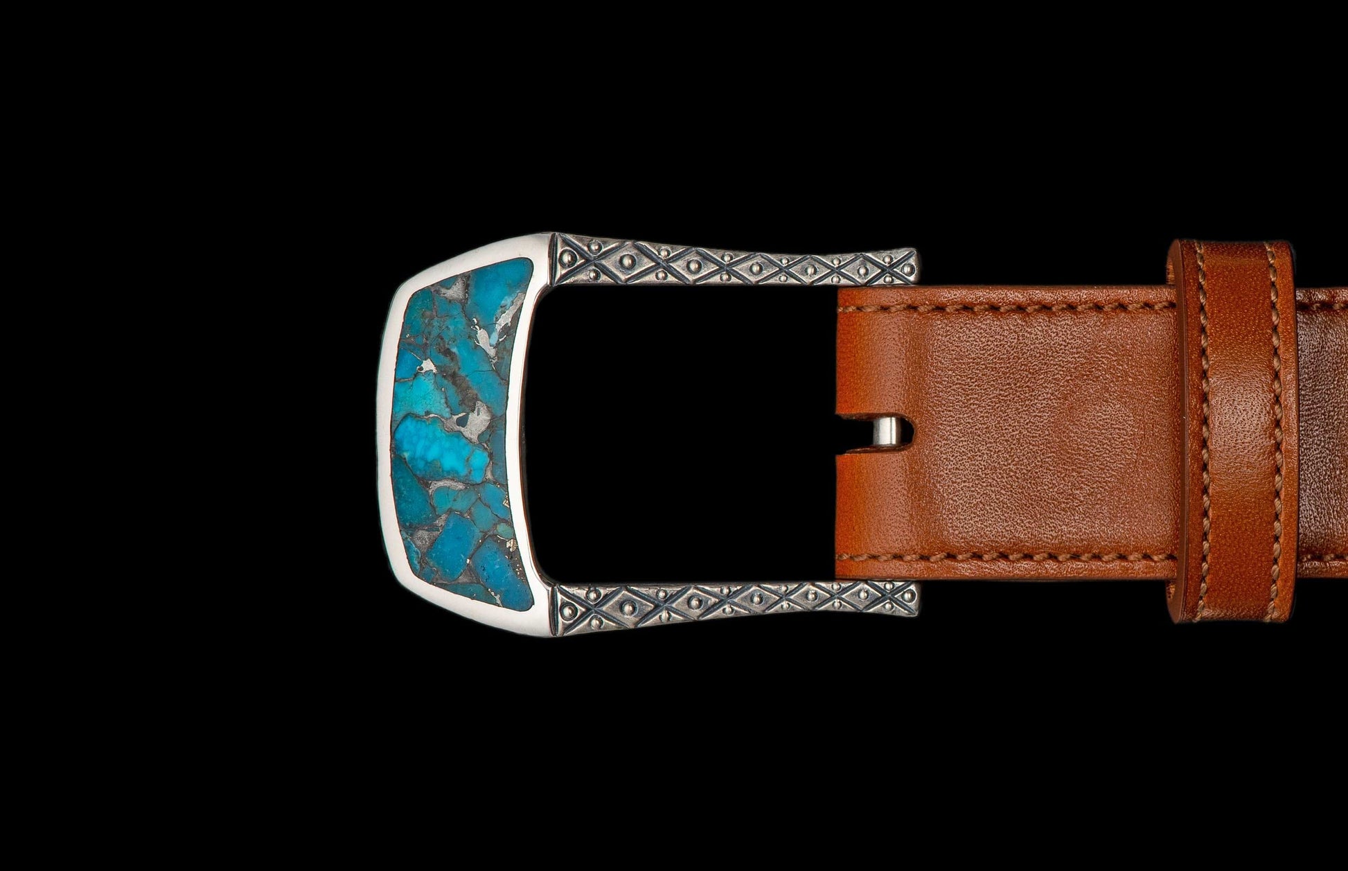 The Men's Turquoise Belt Buckle (BKL3 TQ) 