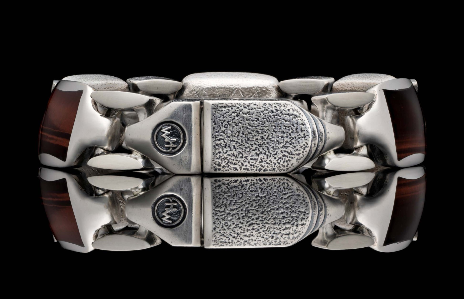 The Red Tiger Eye Retro Men's Bracelet (BR13 RTE)